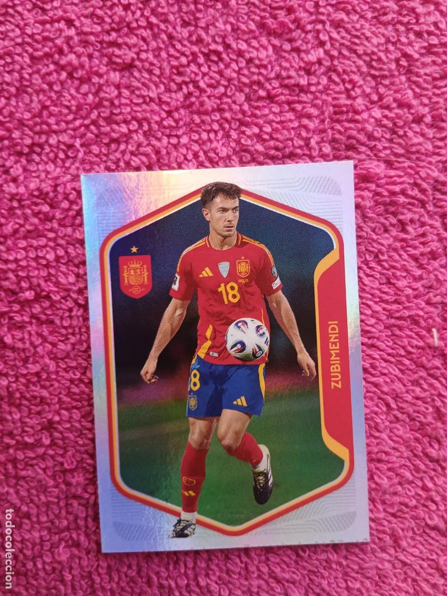 Cromos de Futebol: espa&ntilde;a 2026 34 zubimendi selecci&oacute;n espa&ntilde;ola panini carrefour family mundial de futbol