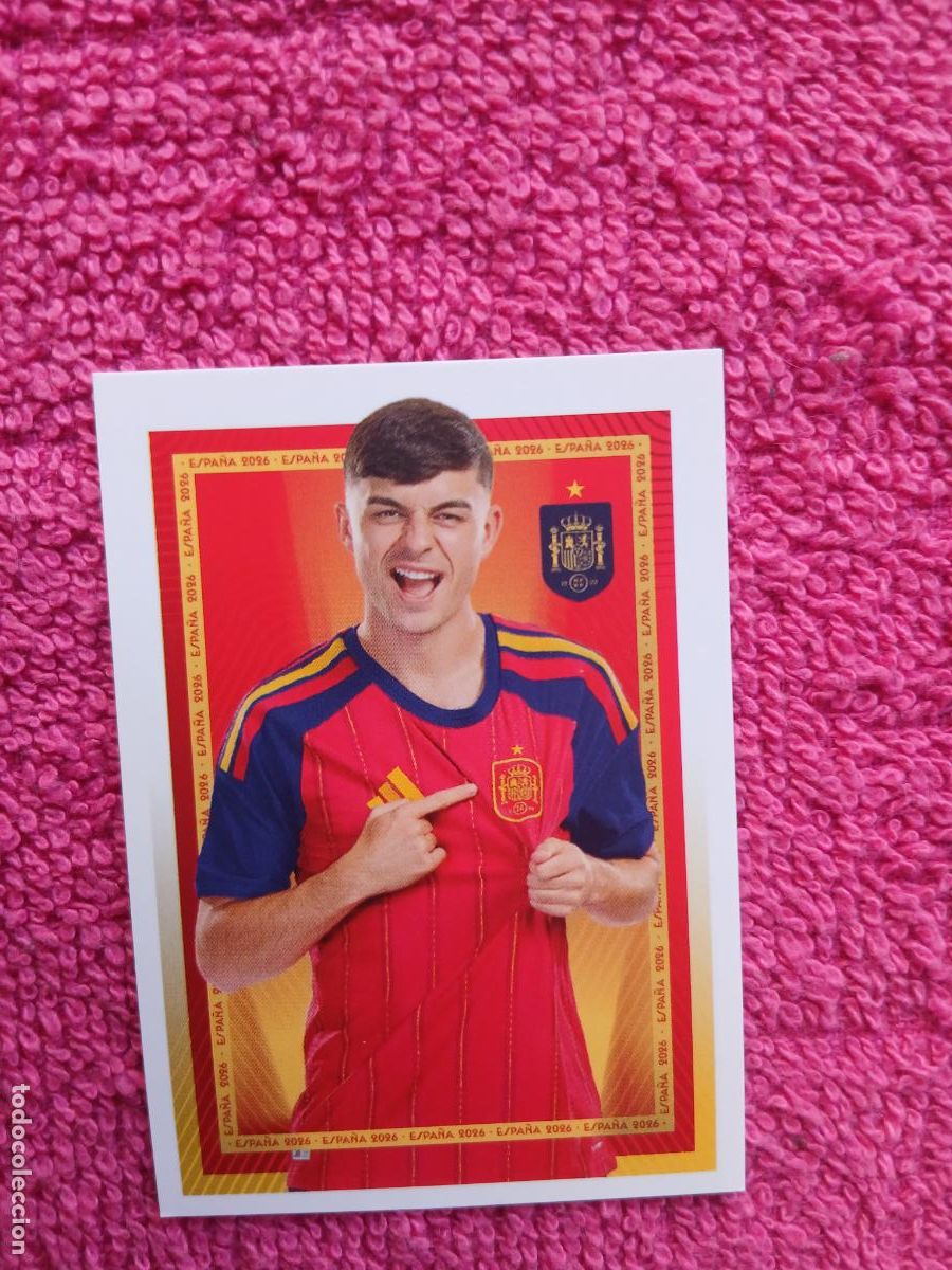 Cromos de f&uacute;tbol: espa&ntilde;a 2026 37 pedri selecci&oacute;n espa&ntilde;ola panini carrefour family mundial de futbol