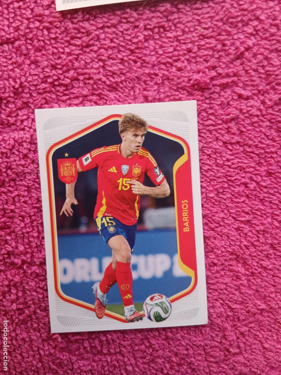 Cromos de f&uacute;tbol: espa&ntilde;a 2026 39 barrios selecci&oacute;n espa&ntilde;ola panini carrefour family mundial de futbol