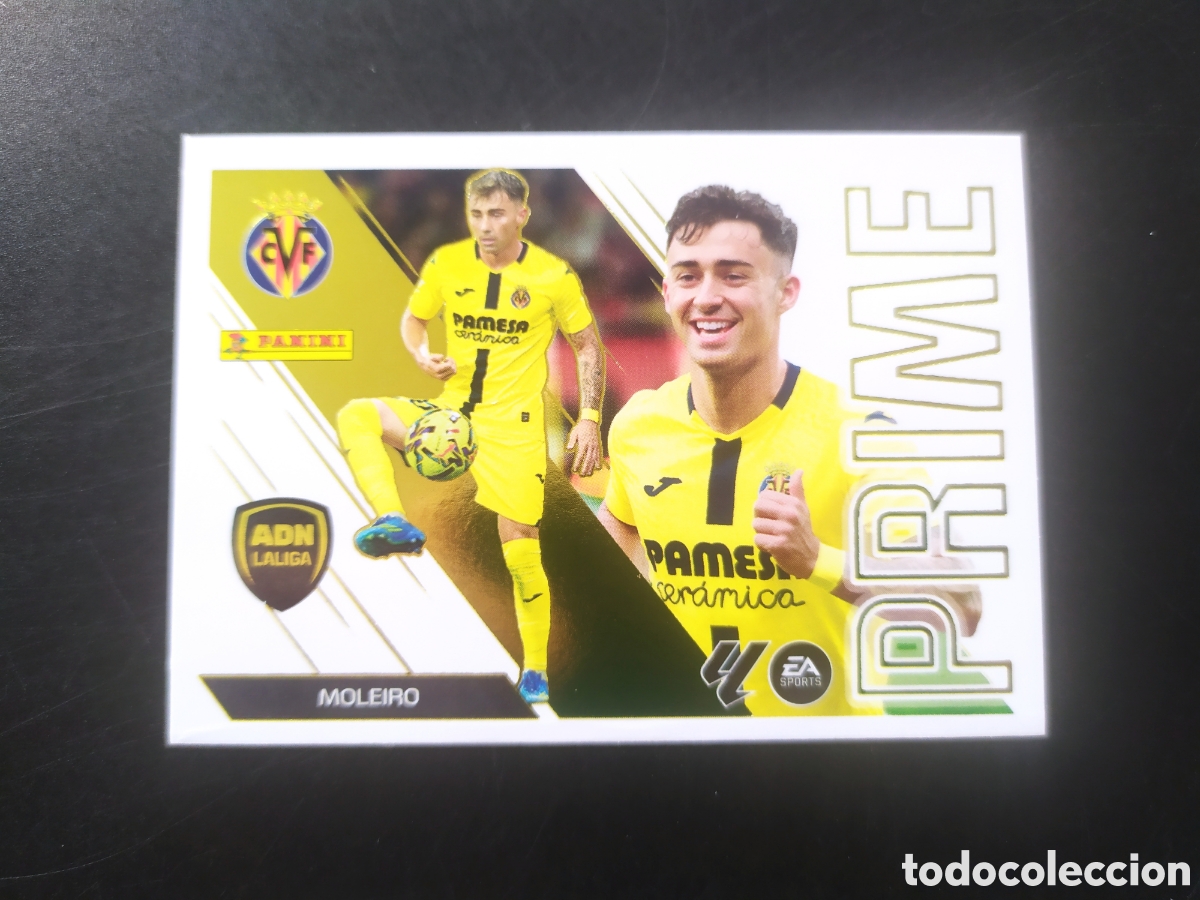 Cromos de f&uacute;tbol: Liga este 2026 2027 26 27 panini Moleiro Prime n&deg; 9 Villarreal