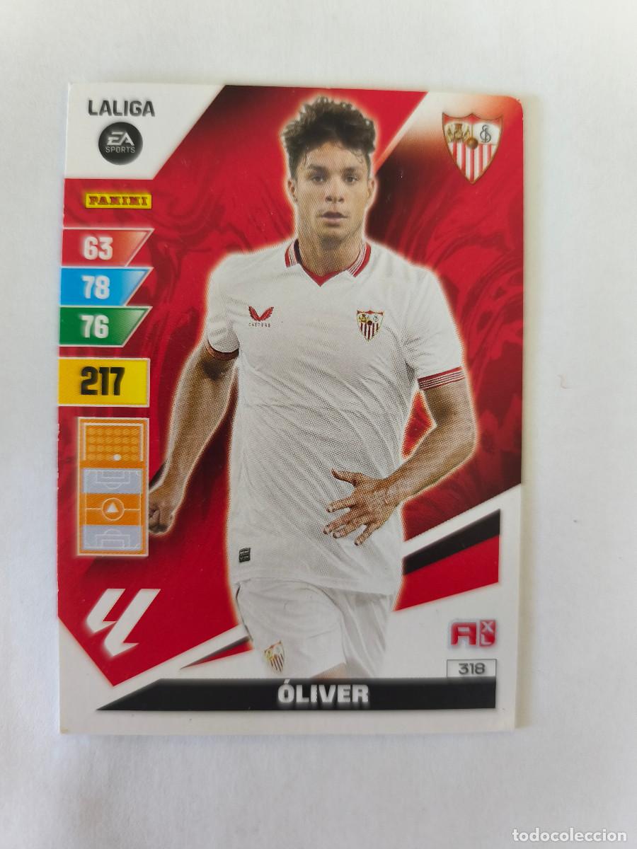 Cromos de f&uacute;tbol: CROMO ADRENALYN LIGA SANTANDER 2023 2024 - 318 &Oacute;LIVER TORRES - SEVILLA FC