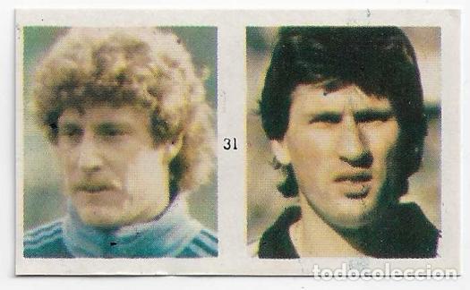 Cromos de f&uacute;tbol: #31 Espa&ntilde;a 1982_Alemania_Schumacher-Kaltz REYAUCA