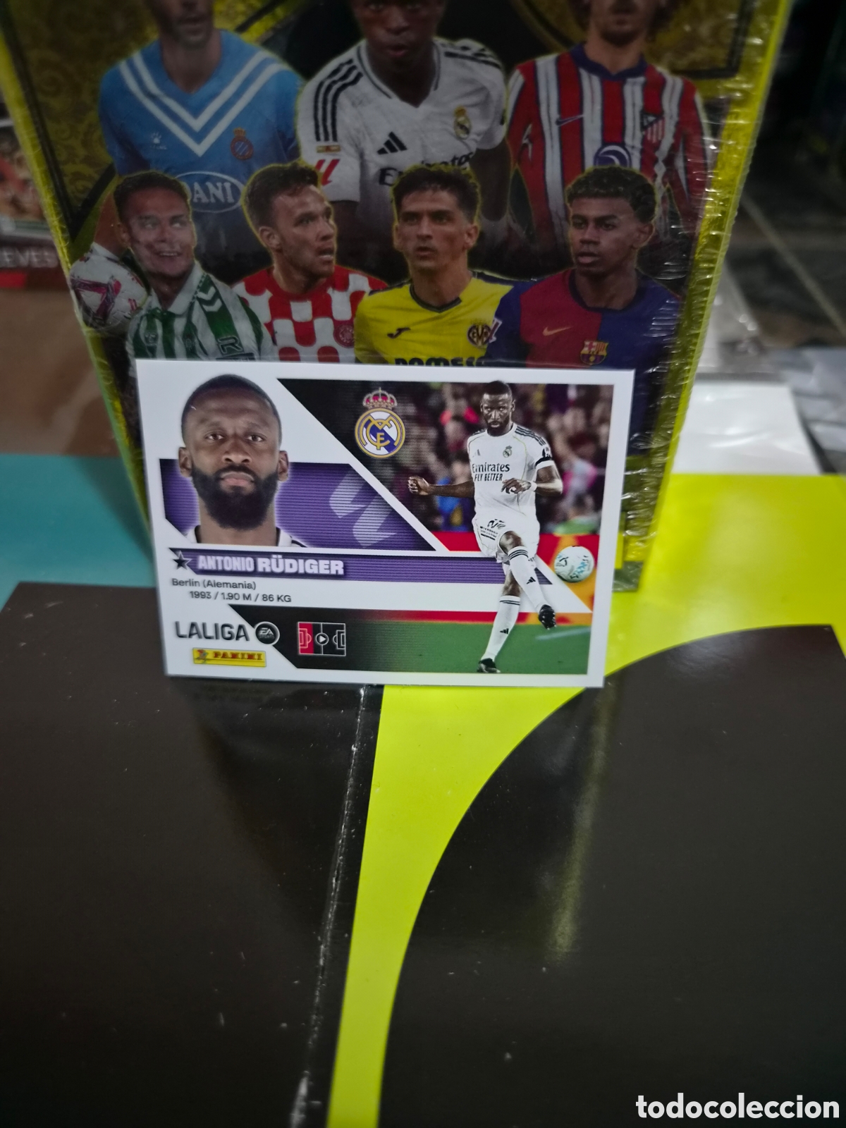 Cromos de f&uacute;tbol: N&deg;8 Real Madrid R&uuml;diger Liga Este 26/27
