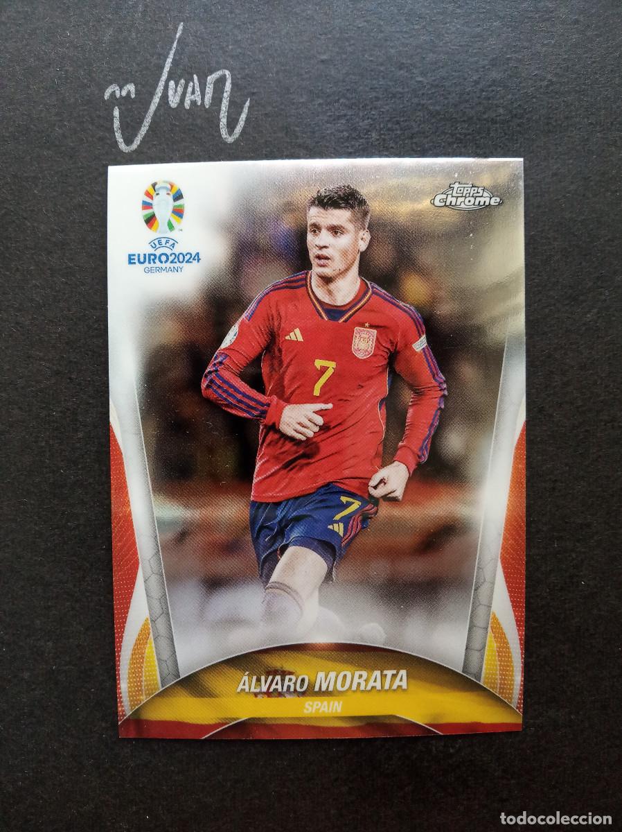 Cromos de f&uacute;tbol: N&ordm; 76 MORATA ESPA&Ntilde;A LEGANES 2026 2027 26 27 ⚽ TOPPS &reg; CHROME UEFA EURO ALEMANIA 2023 2024 23 24