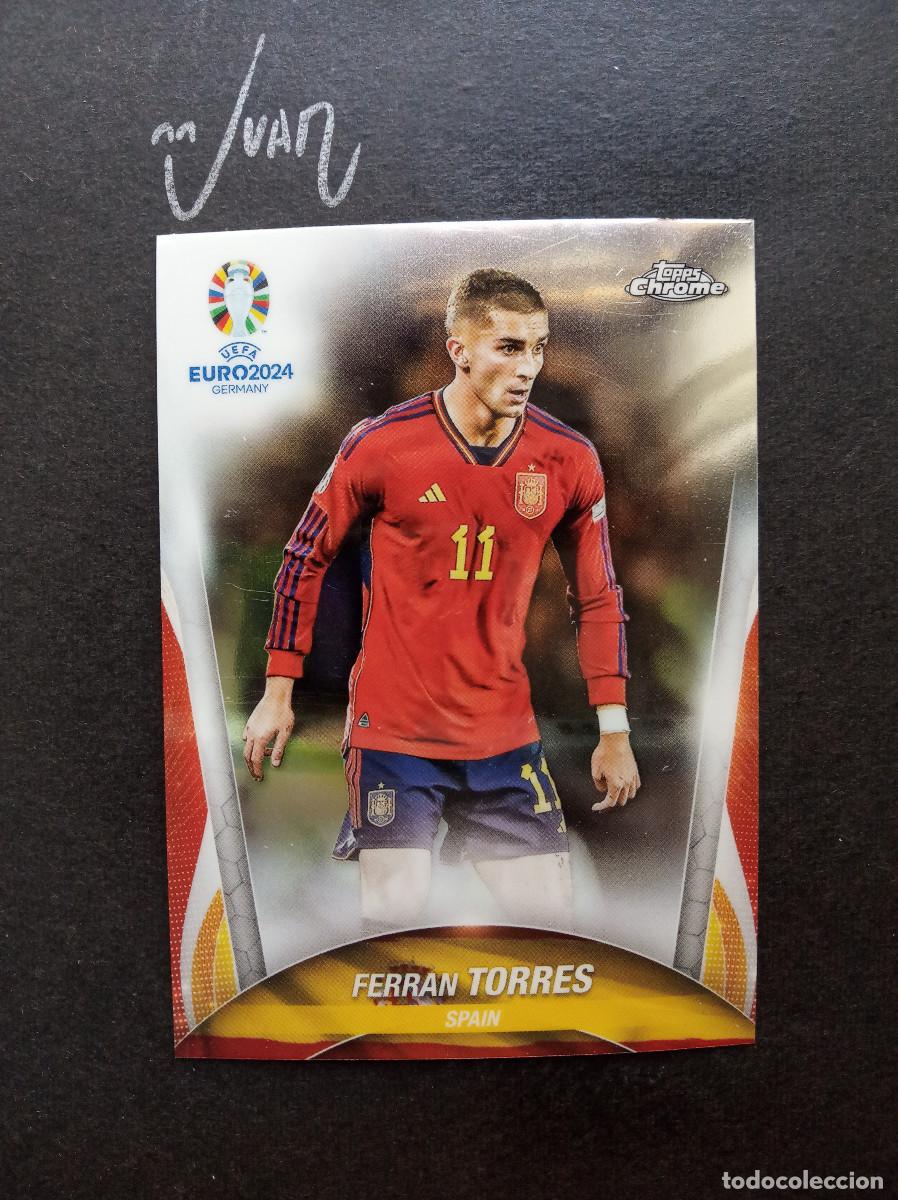 Cromos de f&uacute;tbol: N&ordm; 136 FERRAN TORRES PARIS SAINT-GERMAIN 2026 2027 26 27 ⚽ TOPPS &reg; CHROME UEFA EURO 2023 2024 23 24