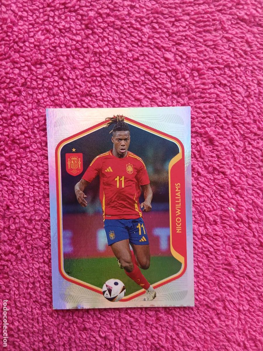 Cromos de f&uacute;tbol: espa&ntilde;a 2026 60 nico williams selecci&oacute;n espa&ntilde;ola panini carrefour family mundial de futbol