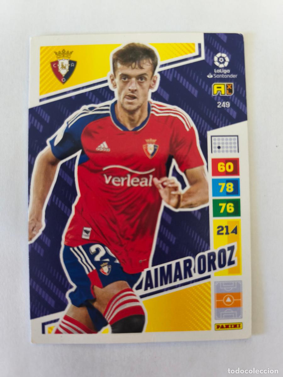 Cromos de f&uacute;tbol: CROMO ADRENALYN LIGA SANTANDER 2022 2023 - 249 AIMAR OROZ - OSASUNA