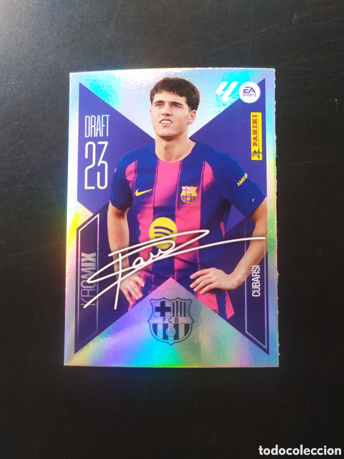 Cromos de f&uacute;tbol: Liga este 2026 2027 26 27 panini Cubarsi kromix n&deg; K6 Barcelona