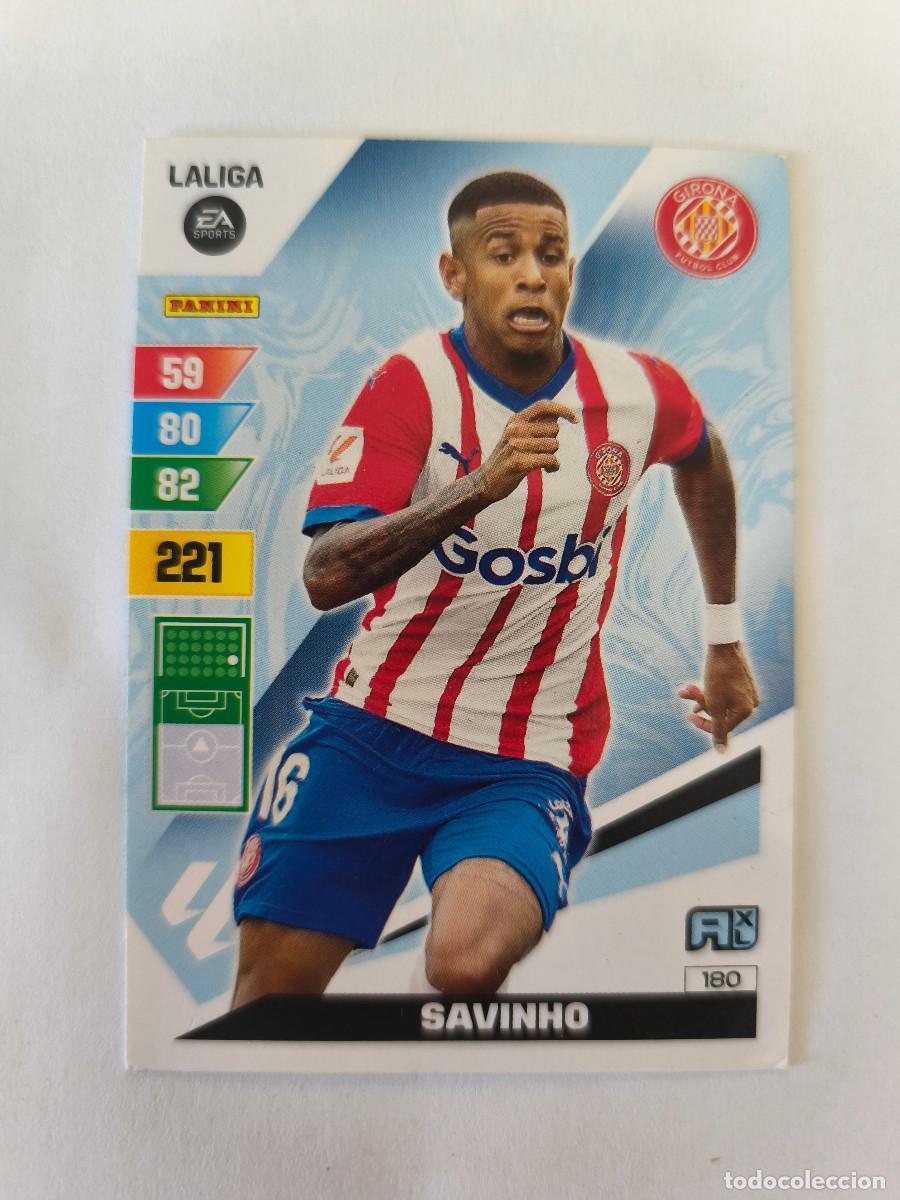 Fu&szlig;ball-Sticker: CROMO ADRENALYN LIGA SANTANDER 2023 2024 - 180 SAVINHO - GIRONA FC