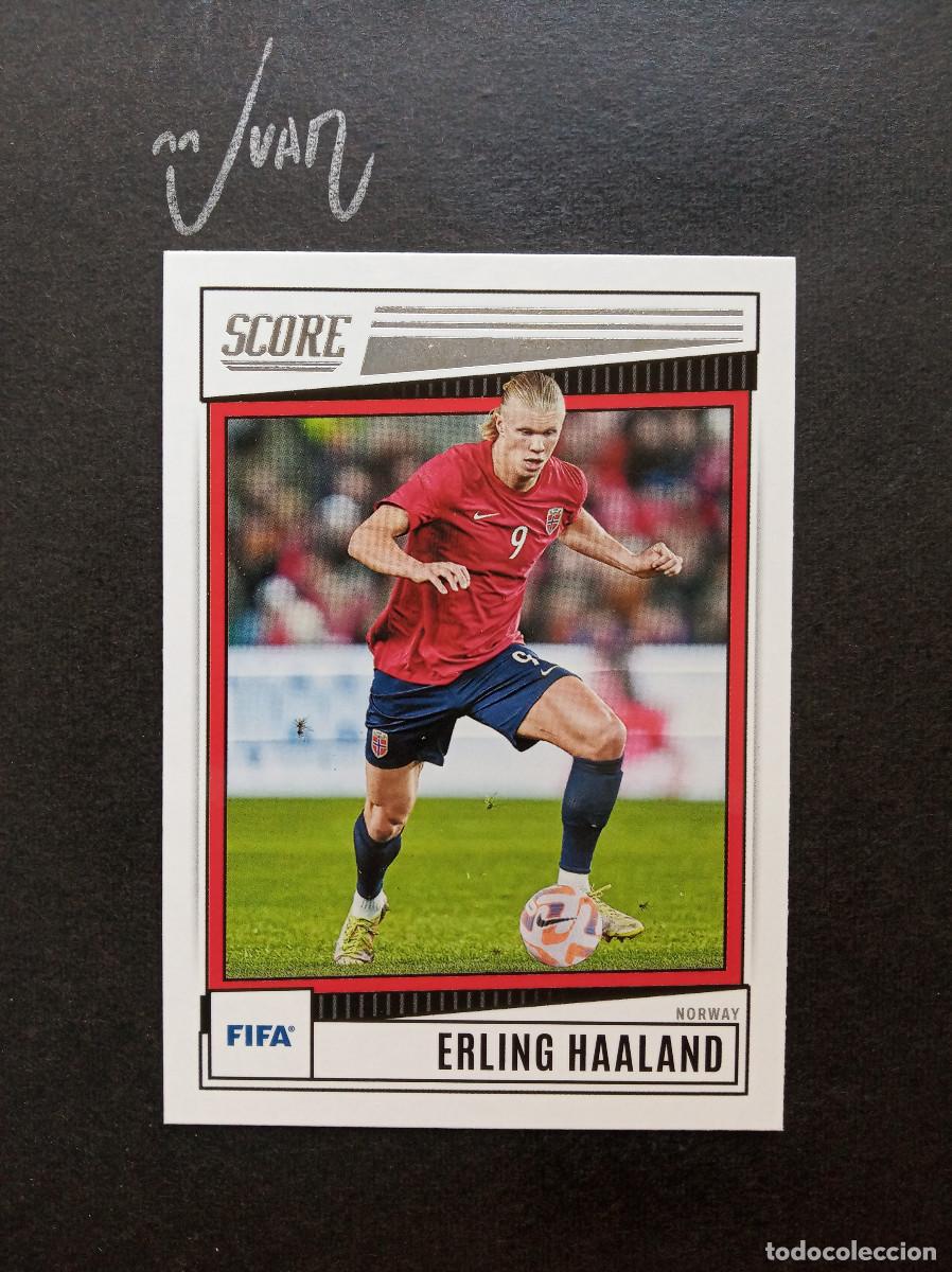 Cartes &agrave; collectionner de Football: N&ordm; 120 HAALAND MANCHESTER CITY NORUEGA MUNDIAL 2026 ⚽ PANINI &reg; SCORE FIFA 2022 2023 22 23 NUEVO