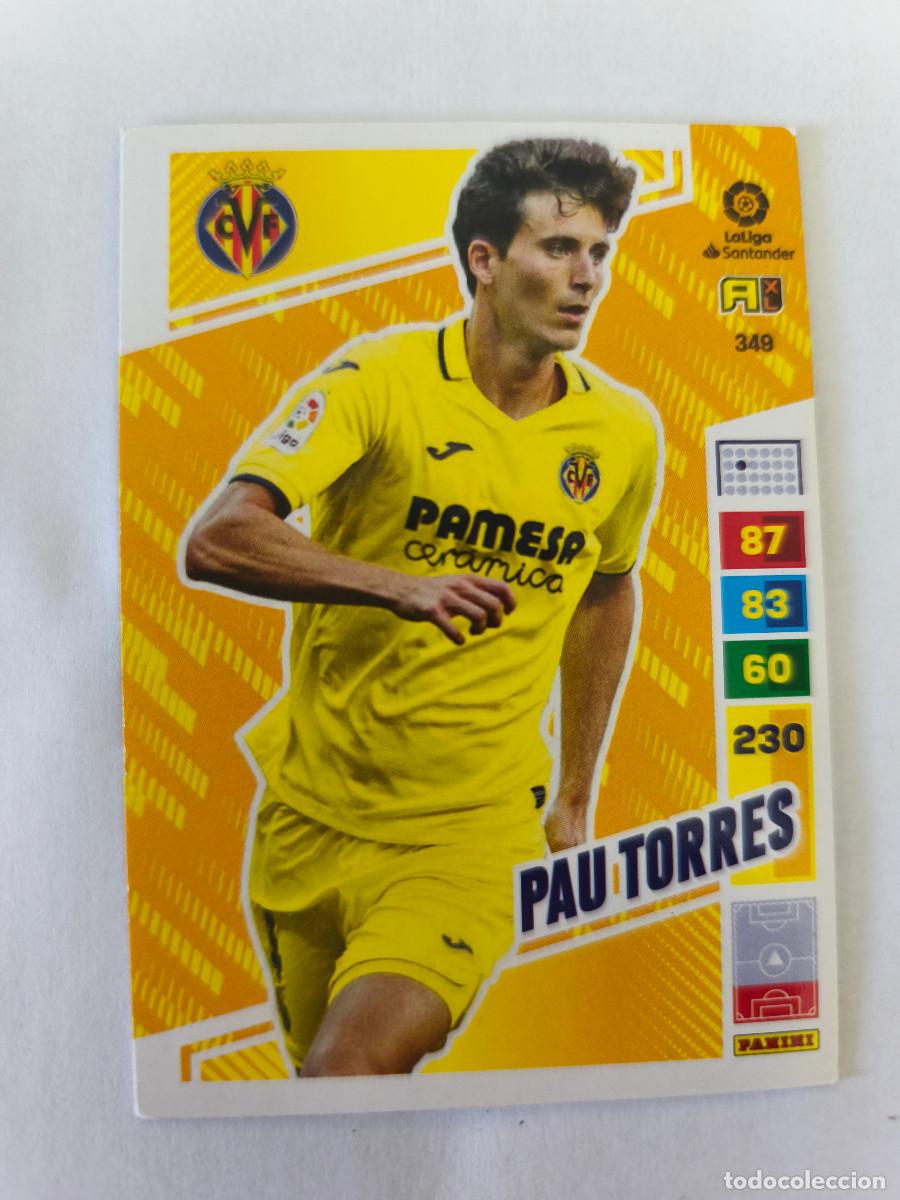 Fu&szlig;ball-Sticker: CROMO ADRENALYN LIGA SANTANDER 2022 2023 - No 349 PAU TORRES - VILLAREAL