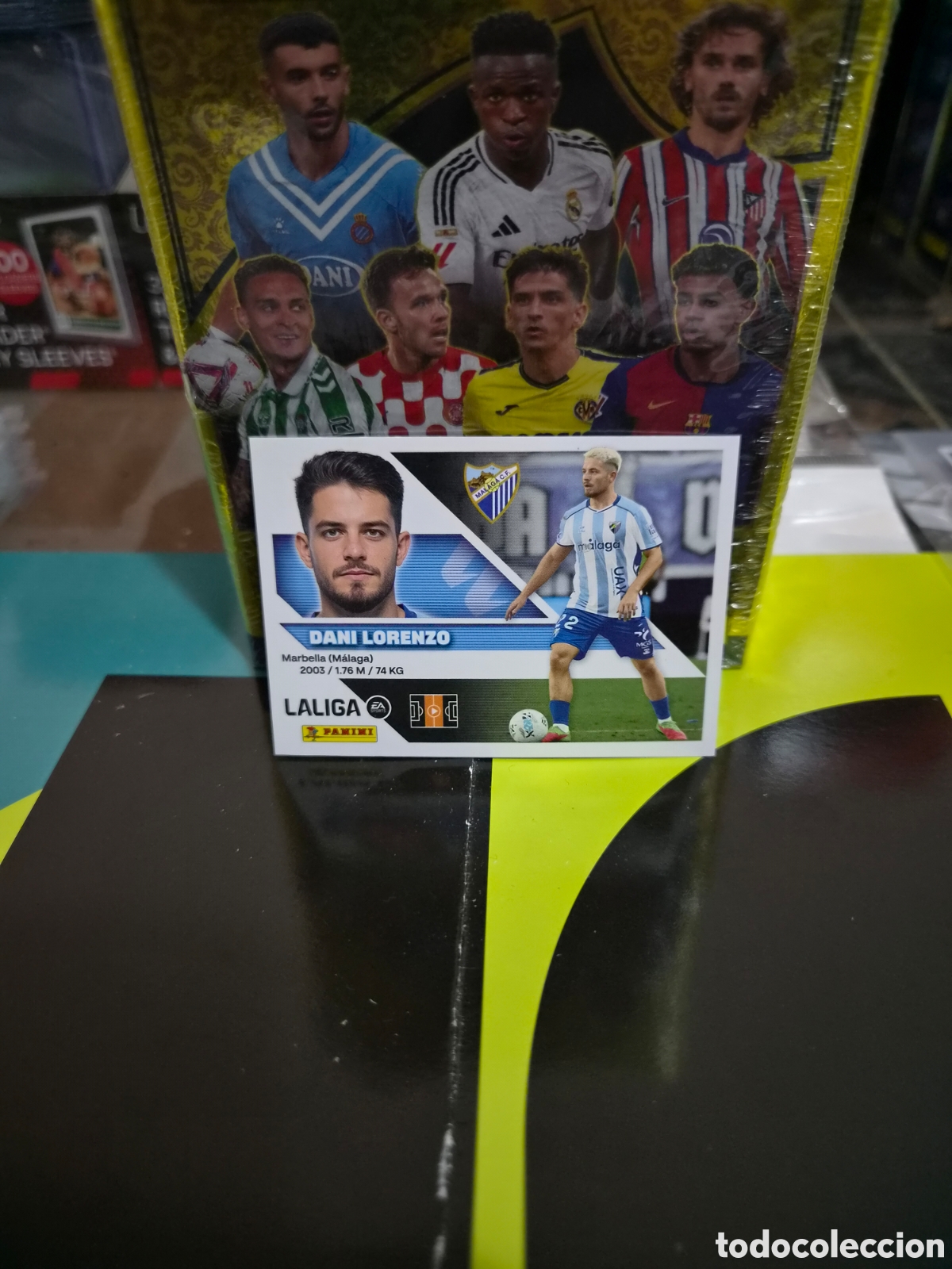 Fu&szlig;ball-Sticker: N&deg;12 Malaga Dani Lorenzo Liga Este 26/27