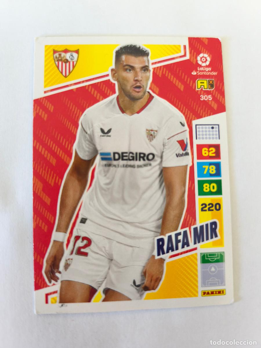 Cromos de f&uacute;tbol: CROMO ADRENALYN LIGA SANTANDER 2022 2023 - No 305 RAFA MIR - SEVILLA