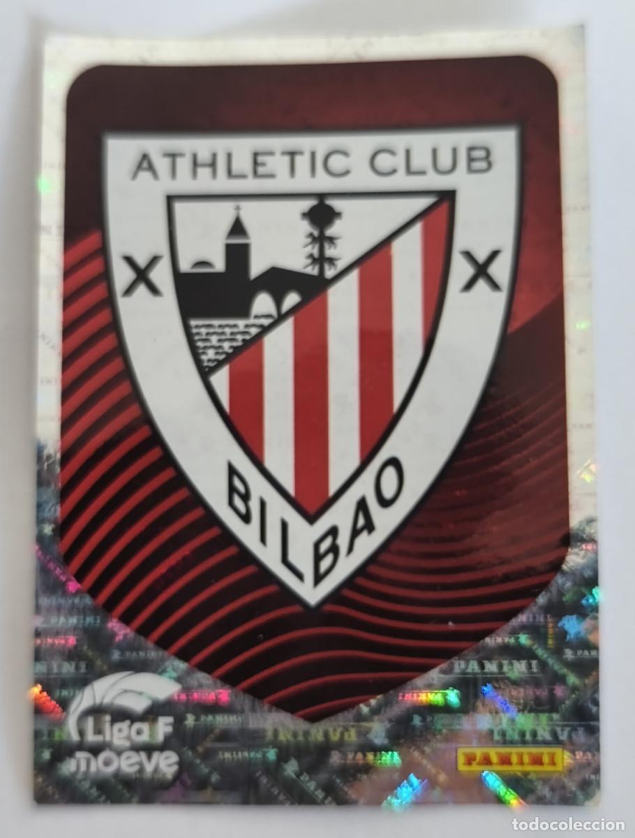 Cromos de f&uacute;tbol: CROMO PANINI LIGA F FEMENINA MOEVE 2025 2026 - No 22 ESCUDO ATHLETIC CLUB BILBAO