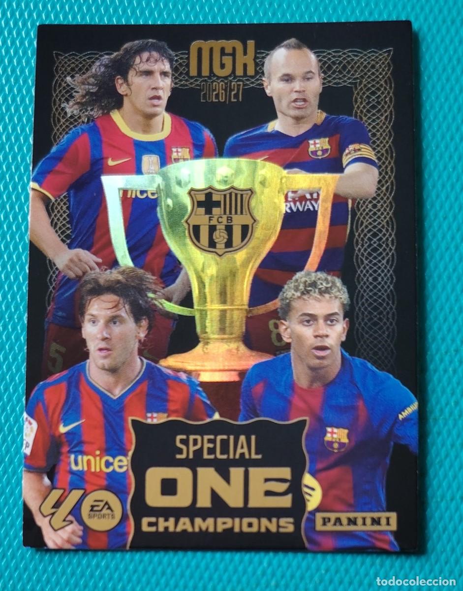 Cromos de f&uacute;tbol: AXARCOIN - MEGACRACKS 2026 / 27 - SPECIAL ONE CHAMPIONS - BARCELONA