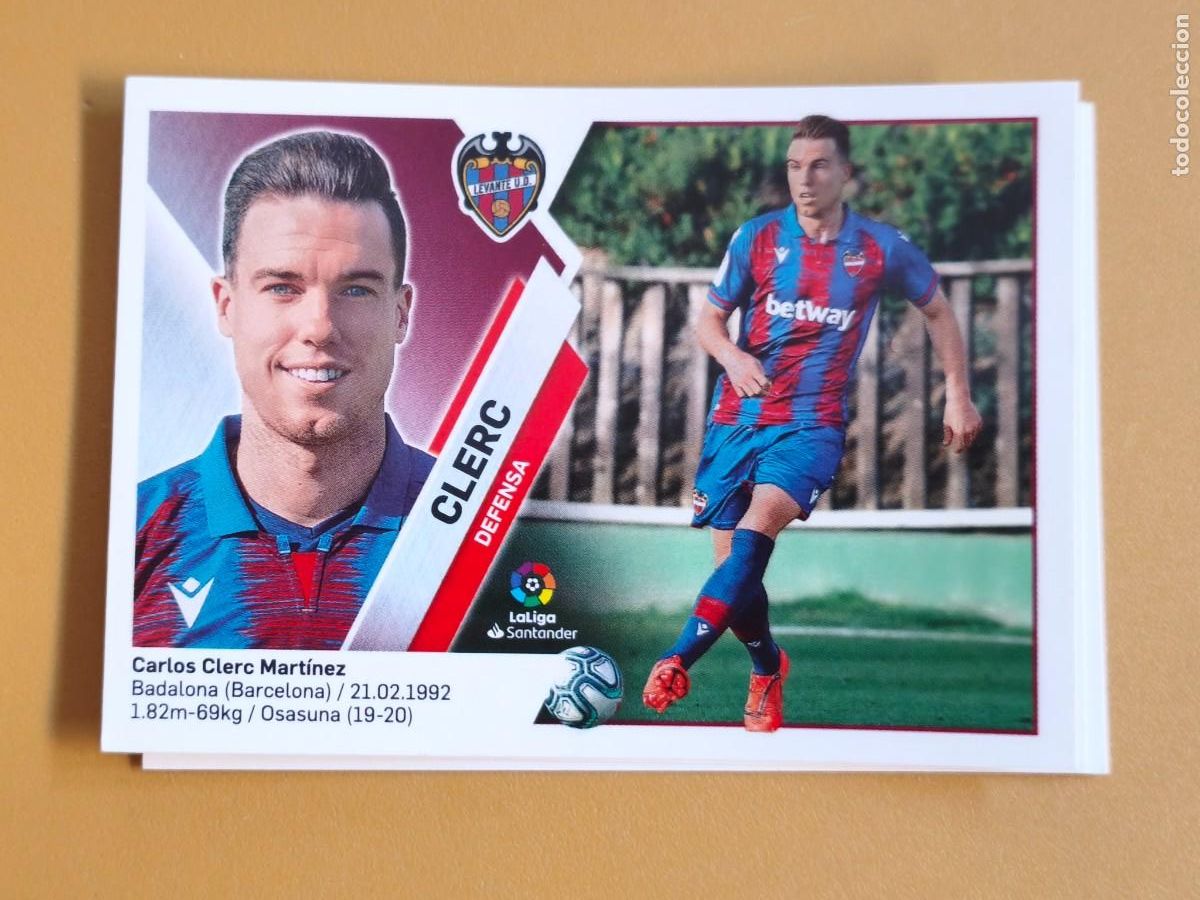 Cartes &agrave; collectionner de Football: clerc, liga 2019 20 ultimo fichaje