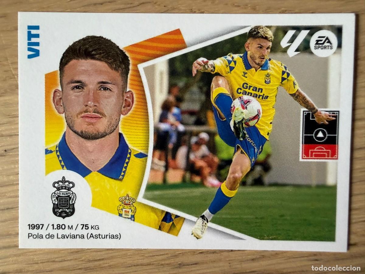 Cromos de f&uacute;tbol: 10 VITI LAS PALMAS 24 25 2024 2025 LIGA EA SPORTS COLECCIONES ESTE SIN PEGAR STICKER