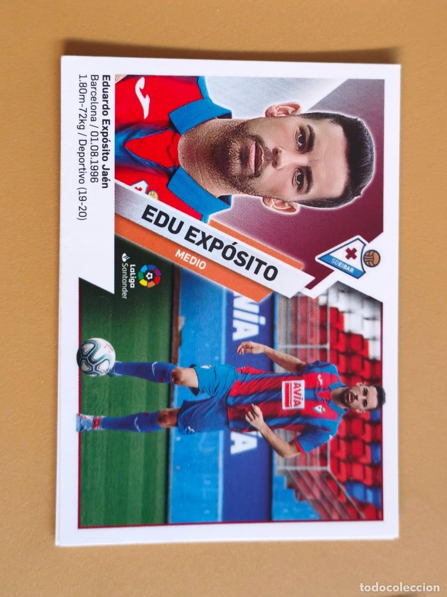 Cromos de f&uacute;tbol: edu exposito, liga 2019 20 ultimo fichaje