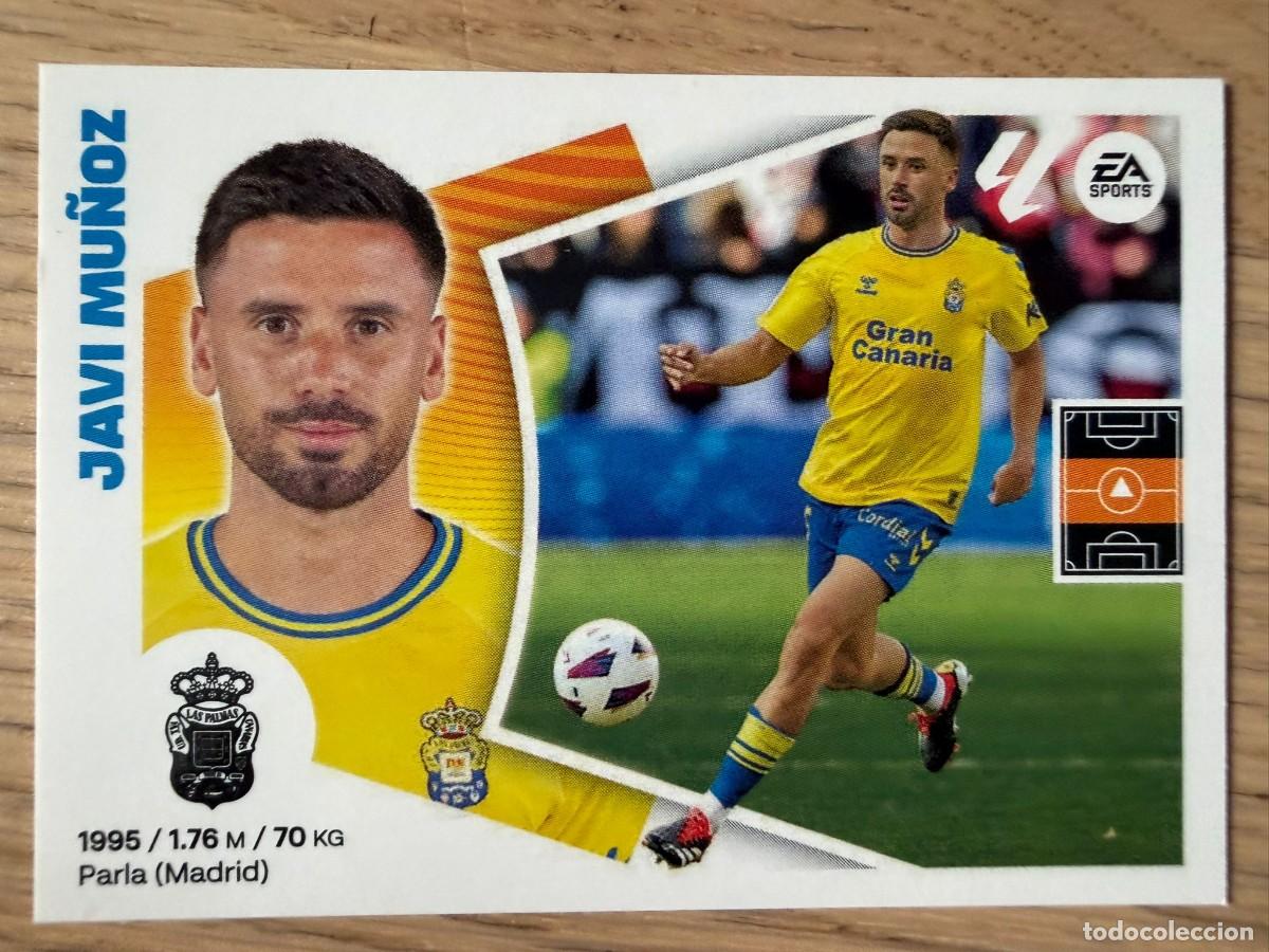 Cromos de f&uacute;tbol: 12 JAVI MU&Ntilde;OZ LAS PALMAS 24 25 2024 2025 LIGA EA SPORTS COLECCIONES ESTE SIN PEGAR STICKER