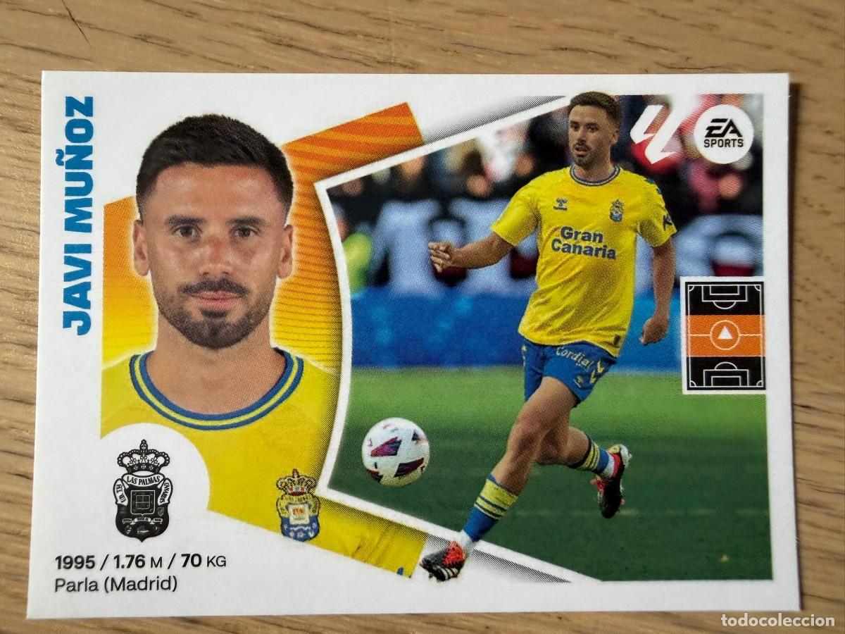 Fu&szlig;ball-Sticker: 12 JAVI MU&Ntilde;OZ LAS PALMAS 24 25 2024 2025 LIGA EA SPORTS COLECCIONES ESTE SIN PEGAR STICKER