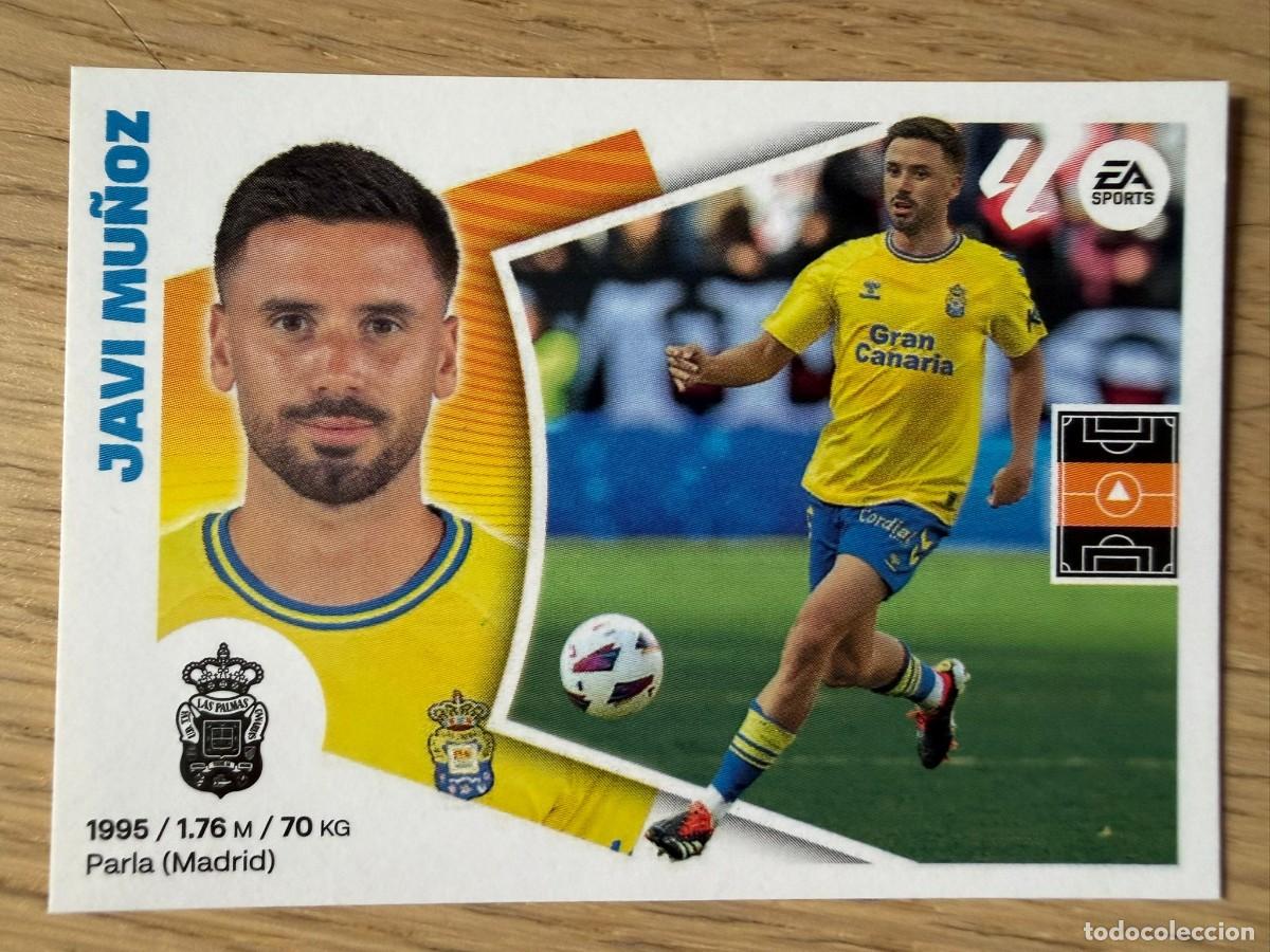 Fu&szlig;ball-Sticker: 12 JAVI MU&Ntilde;OZ LAS PALMAS 24 25 2024 2025 LIGA EA SPORTS COLECCIONES ESTE SIN PEGAR STICKER