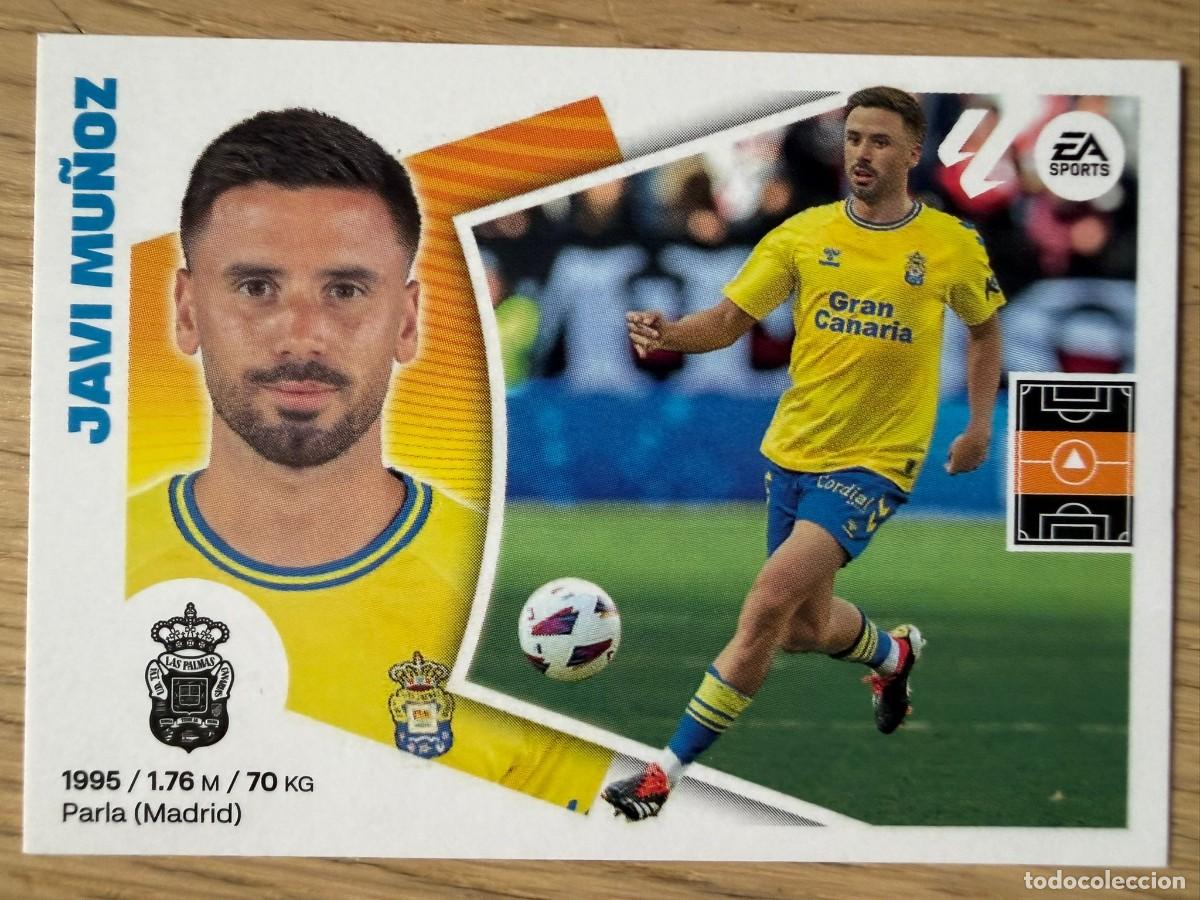 Figurine di Calcio: 12 JAVI MU&Ntilde;OZ LAS PALMAS 24 25 2024 2025 LIGA EA SPORTS COLECCIONES ESTE SIN PEGAR STICKER