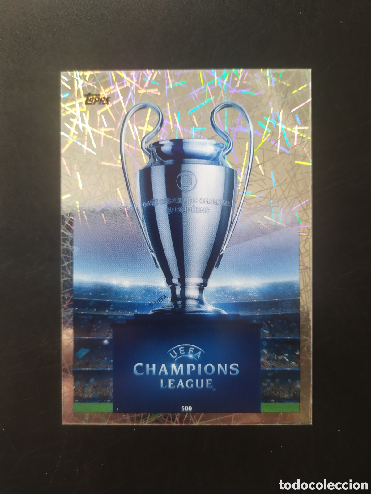 Cromos de f&uacute;tbol: UEFA Champions match attax topps 2015 2016 15 16 trofeo champions n&deg; 500