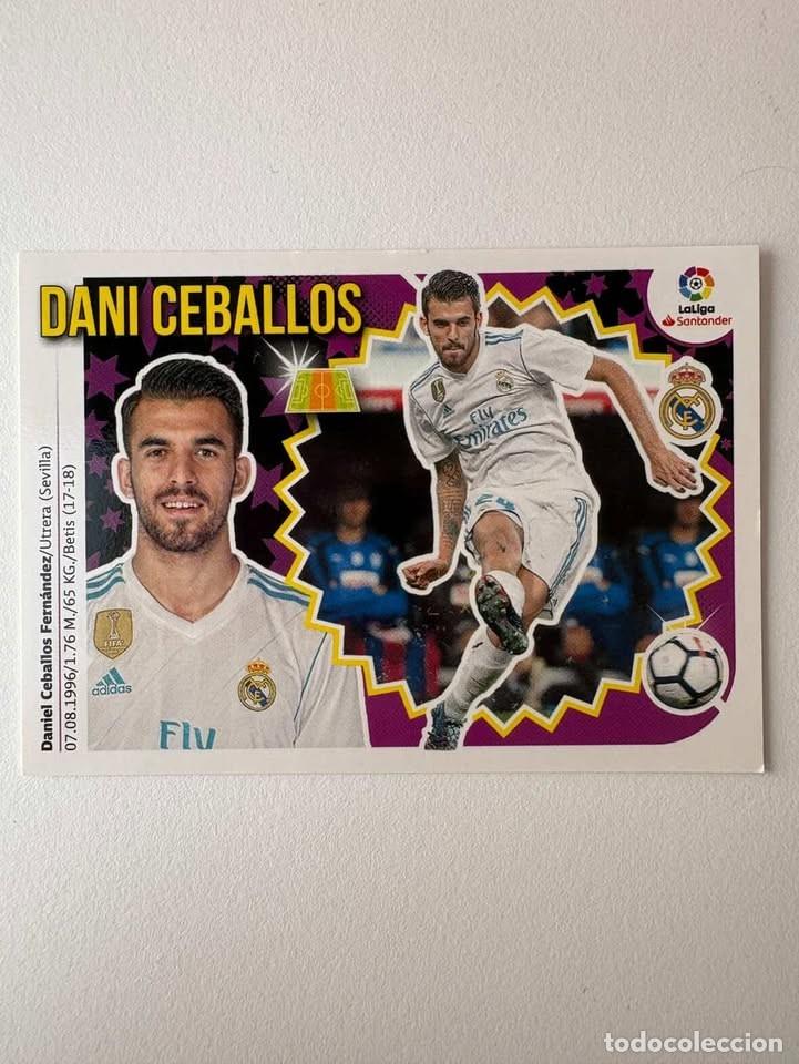 Cromos de f&uacute;tbol: Dani Ceballos Real Madrid 13 B Liga Este 2018-19