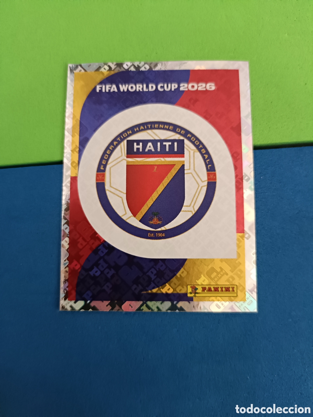 Cromos de f&uacute;tbol: Panini Mundial Fifa World cup 2026 26 sticker - HAI 1 Escudo Haiti