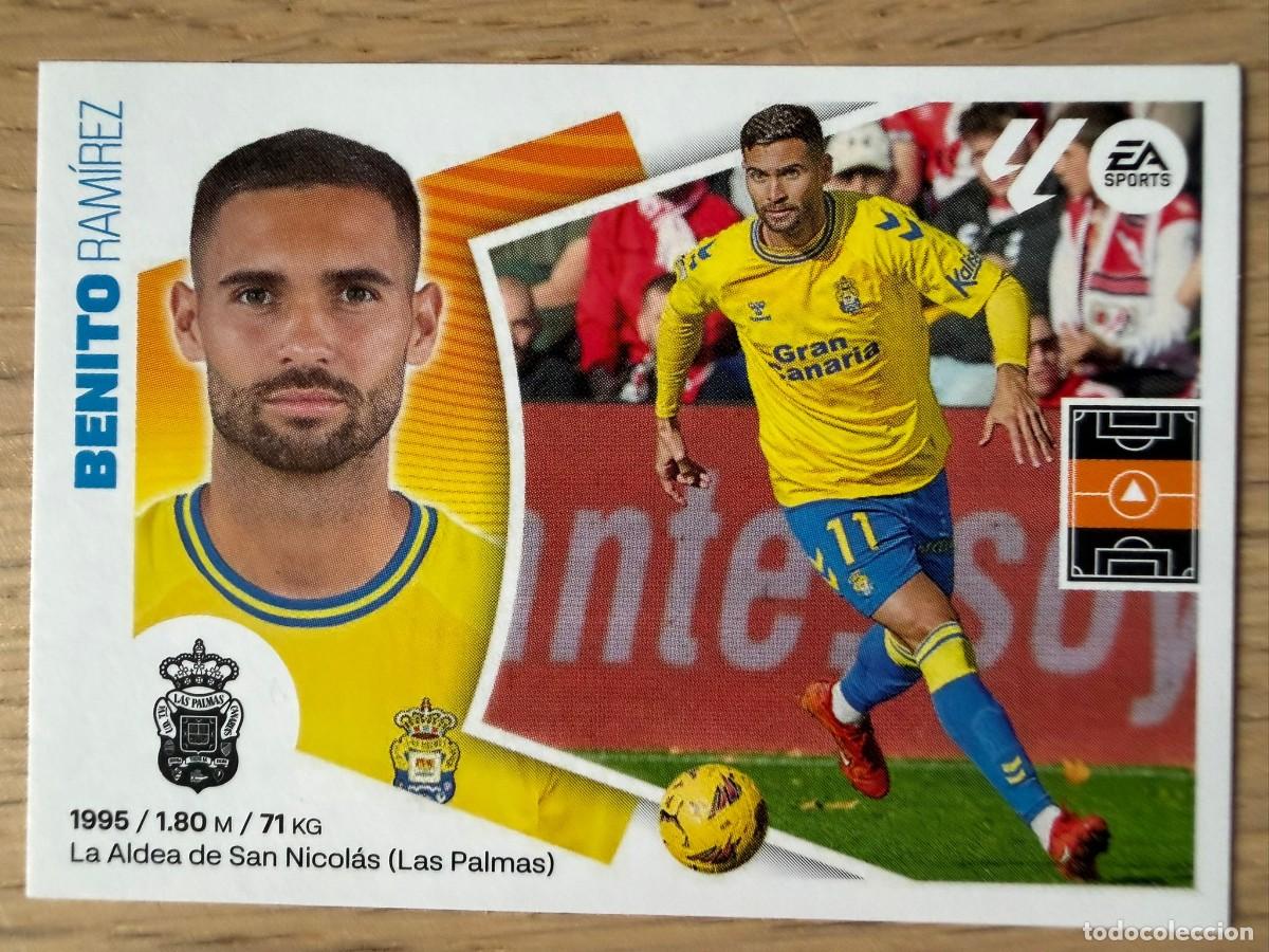 Cromos de f&uacute;tbol: 14 BENITO LAS PALMAS 24 25 2024 2025 LIGA EA SPORTS COLECCIONES ESTE SIN PEGAR STICKER