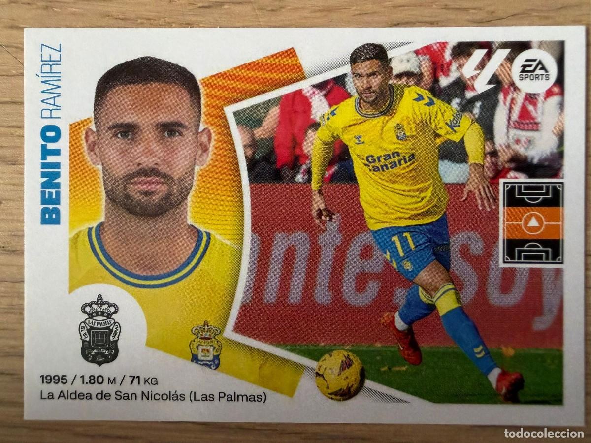 Cromos de f&uacute;tbol: 14 BENITO LAS PALMAS 24 25 2024 2025 LIGA EA SPORTS COLECCIONES ESTE SIN PEGAR STICKER