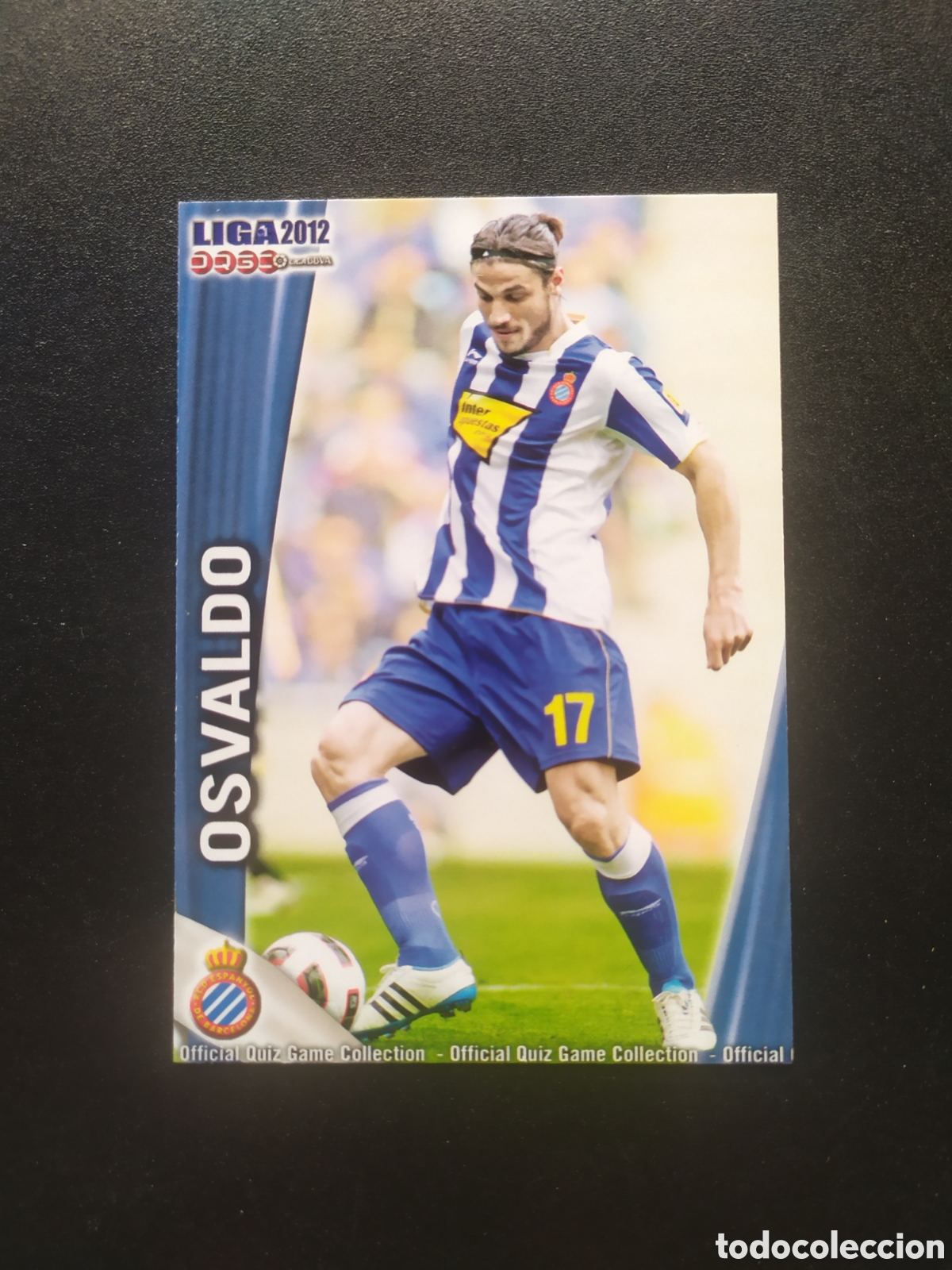 Cromos de f&uacute;tbol: Mundicromo fichas Liga 2011 2012 11 12 Osvaldo n&deg; 210 Espanyol