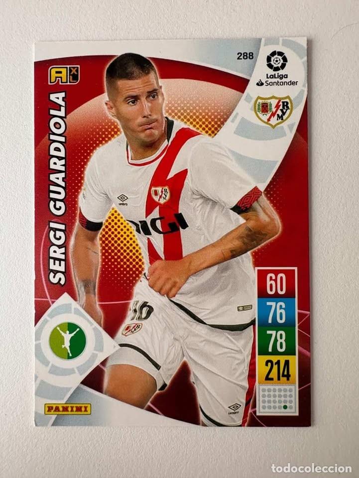 Cromos de f&uacute;tbol: Sergi Guardiola Rayo Vallecano 288 Adrenalyn 2021-22