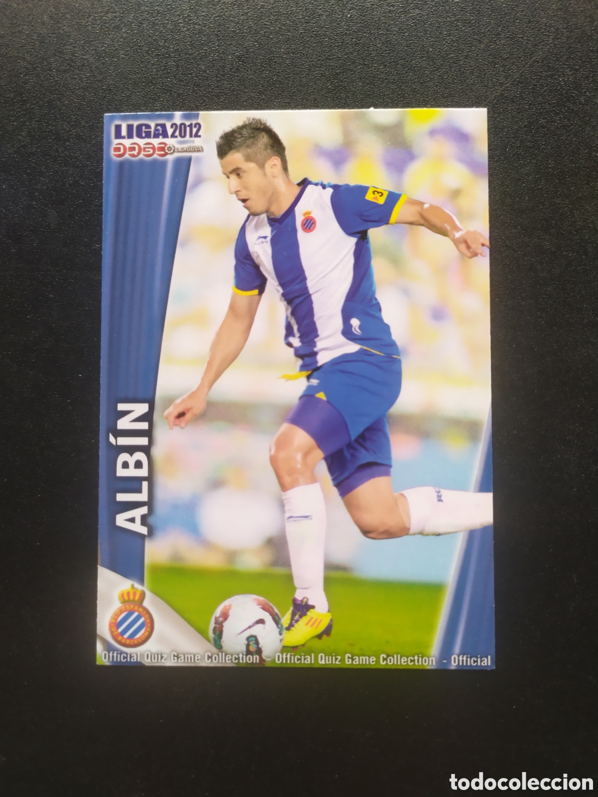 Cromos de f&uacute;tbol: Mundicromo fichas Liga 2011 2012 11 12 Albin n&deg; 654 Espanyol