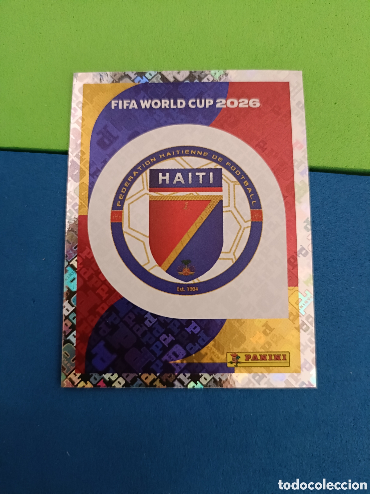 Cromos de f&uacute;tbol: Panini Mundial Fifa World cup 2026 26 sticker - HAI 1 Escudo Haiti