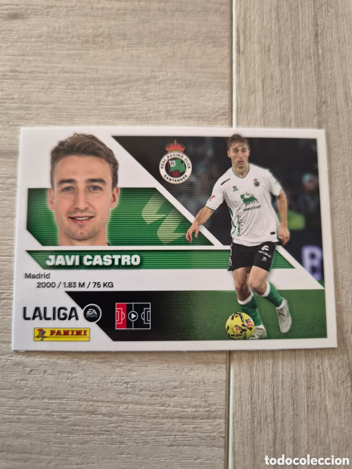Figurine di Calcio: N&deg;8 Racing de Santander Javi Castro Liga Este 26/27