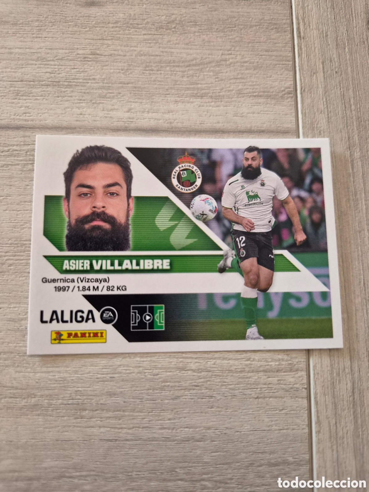 Cromos de f&uacute;tbol: N&deg;20 Racing de Santander Villalibre Liga Este 26/27