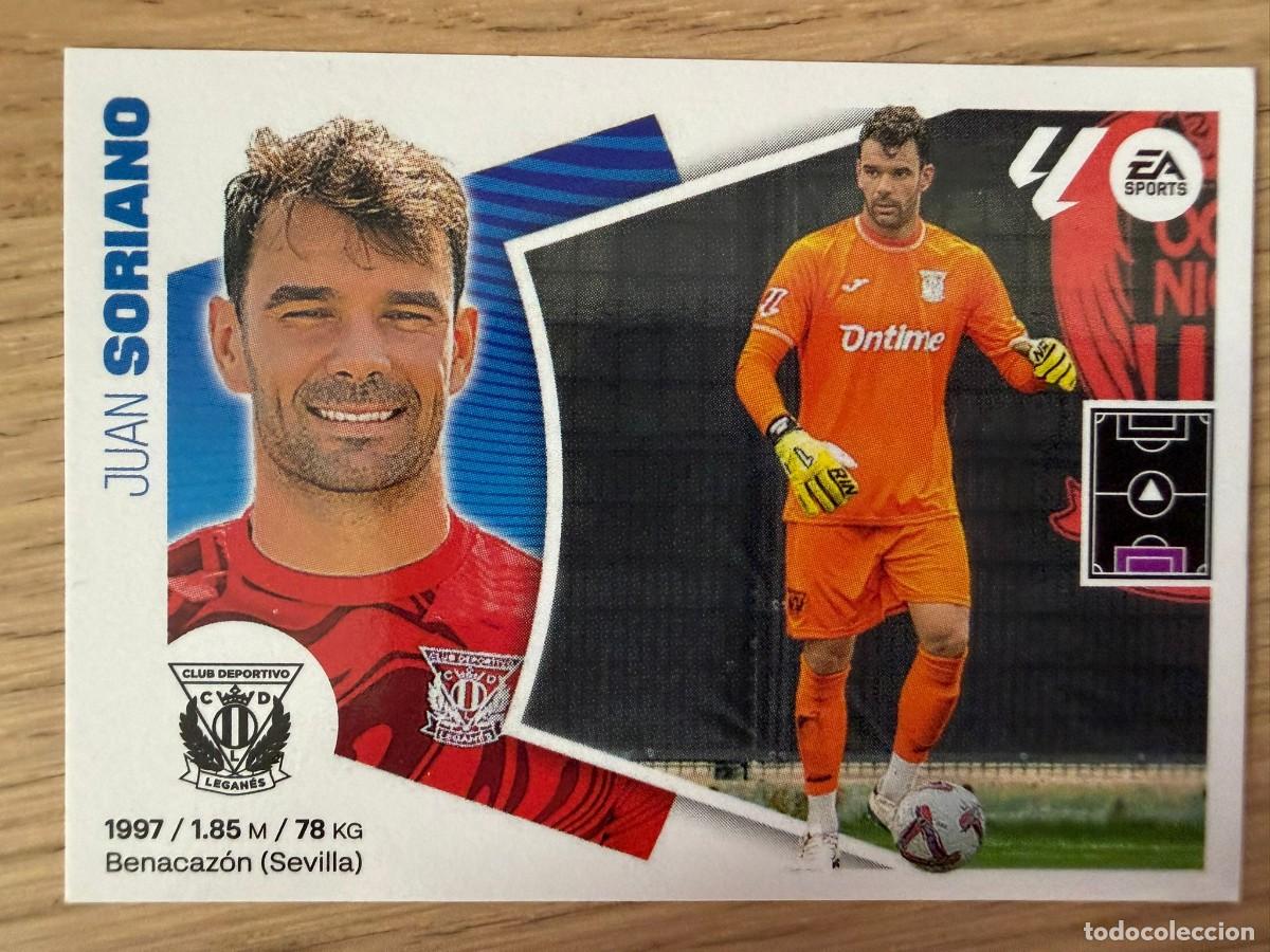 Cromos de f&uacute;tbol: 3 SORIANO LEGANES 24 25 2024 2025 LIGA EA SPORTS COLECCIONES ESTE SIN PEGAR STICKER