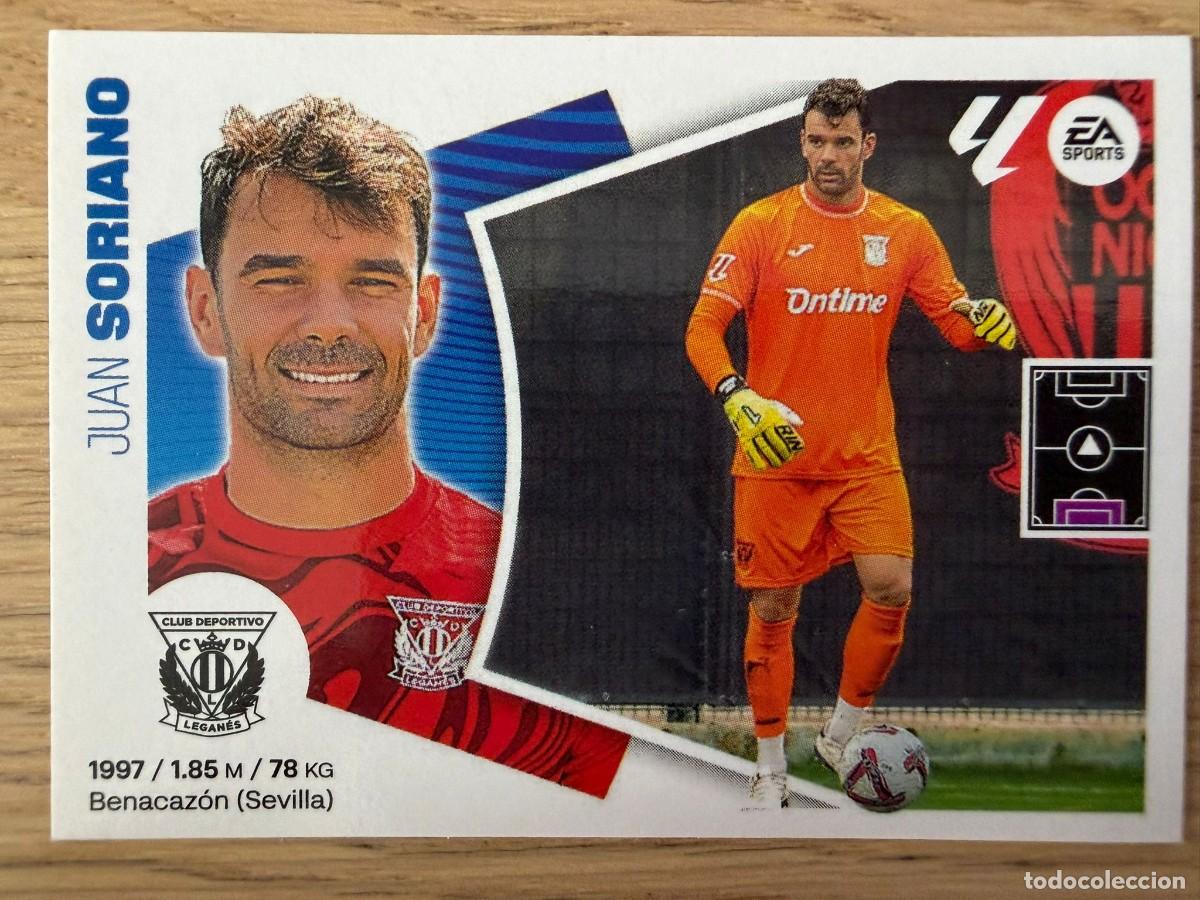 Cromos de f&uacute;tbol: 3 SORIANO LEGANES 24 25 2024 2025 LIGA EA SPORTS COLECCIONES ESTE SIN PEGAR STICKER