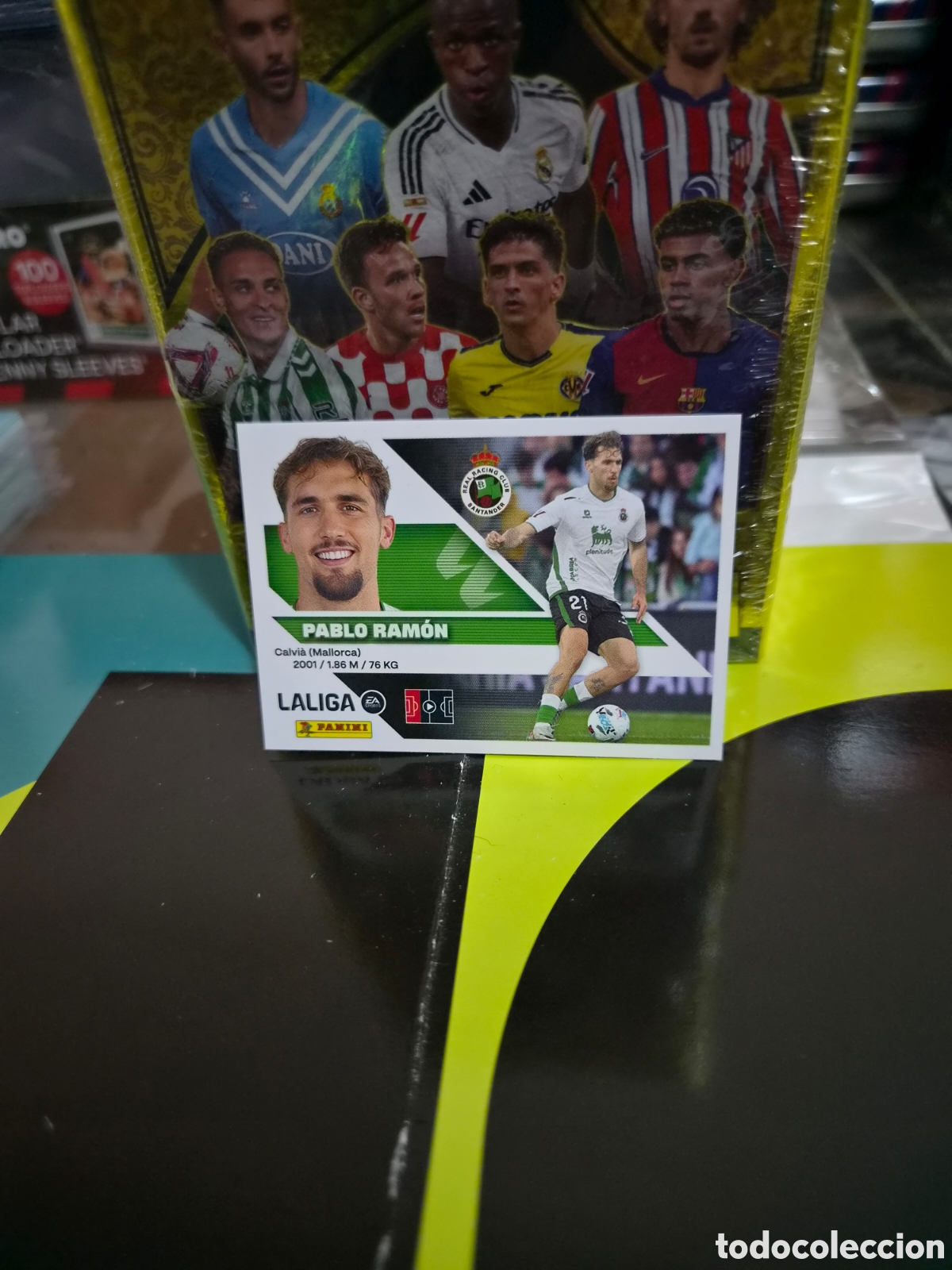 Cromos de f&uacute;tbol: N&deg;6Bis Racing de Santander Pablo Ram&oacute;n Liga Este 26/27