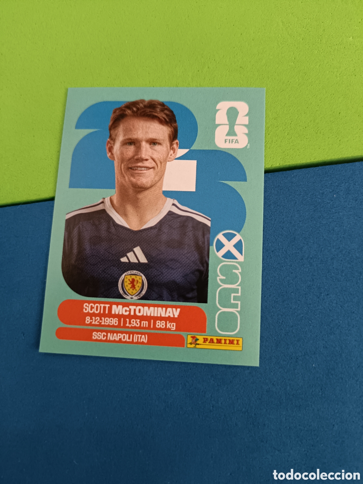 Figurine di Calcio: Panini Mundial Fifa World cup 2026 26 sticker - SCO 11 Mctominay