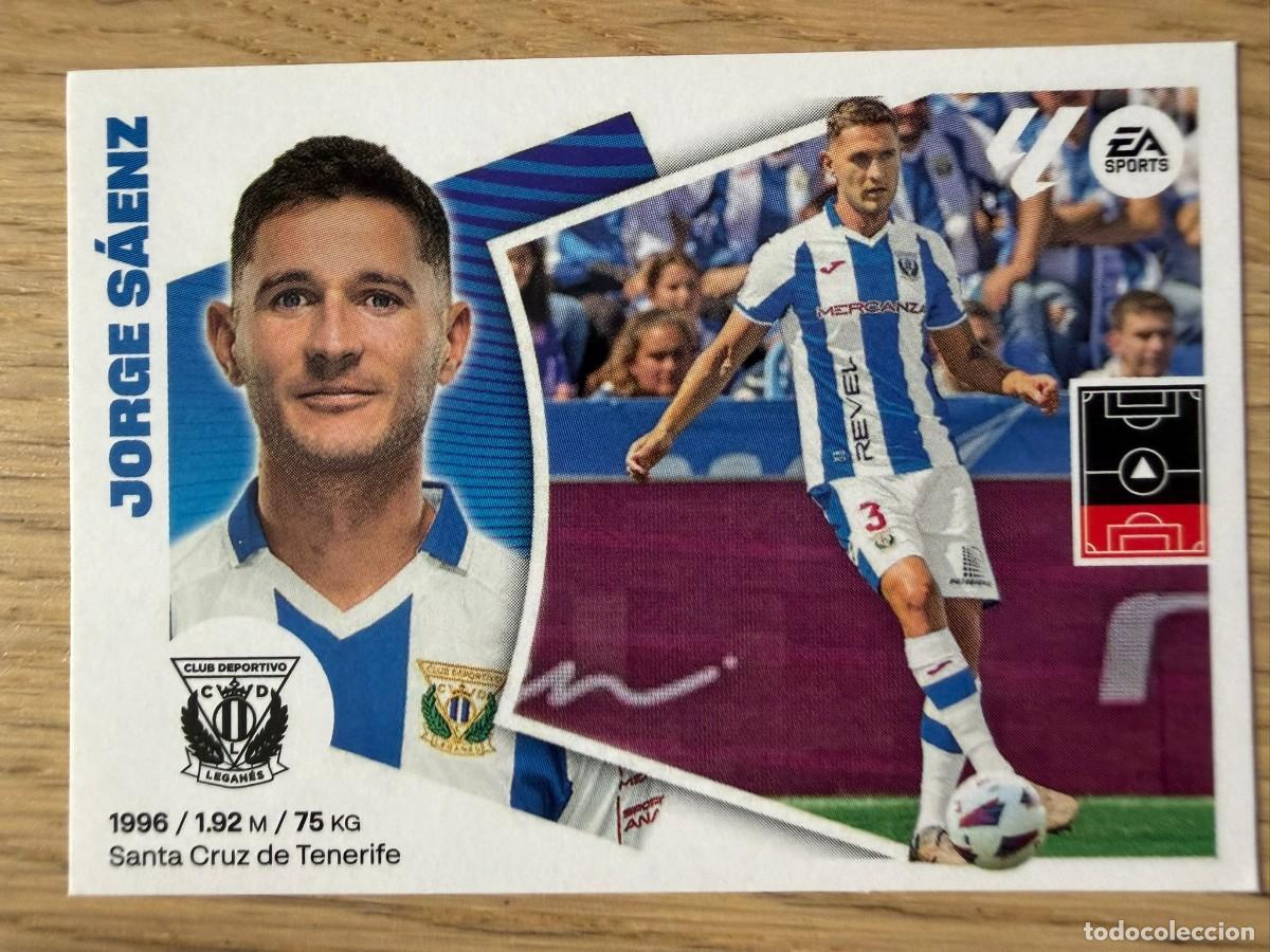 Football Stickers: 7 JORGE SAINZ LEGANES 24 25 2024 2025 LIGA EA SPORTS COLECCIONES ESTE SIN PEGAR STICKER