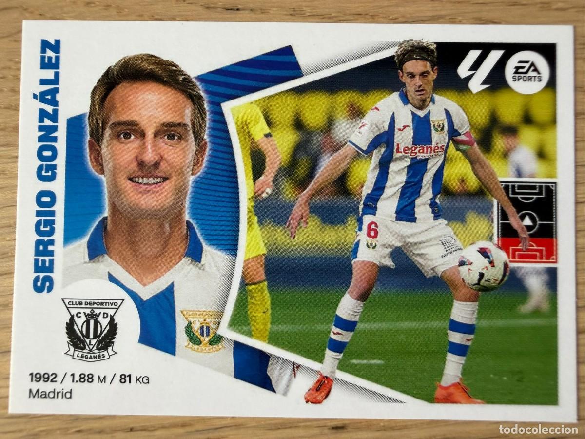 Football Stickers: 8 SERGIO GONZALEZ LEGANES 24 25 2024 2025 LIGA EA SPORTS COLECCIONES ESTE SIN PEGAR STICKER