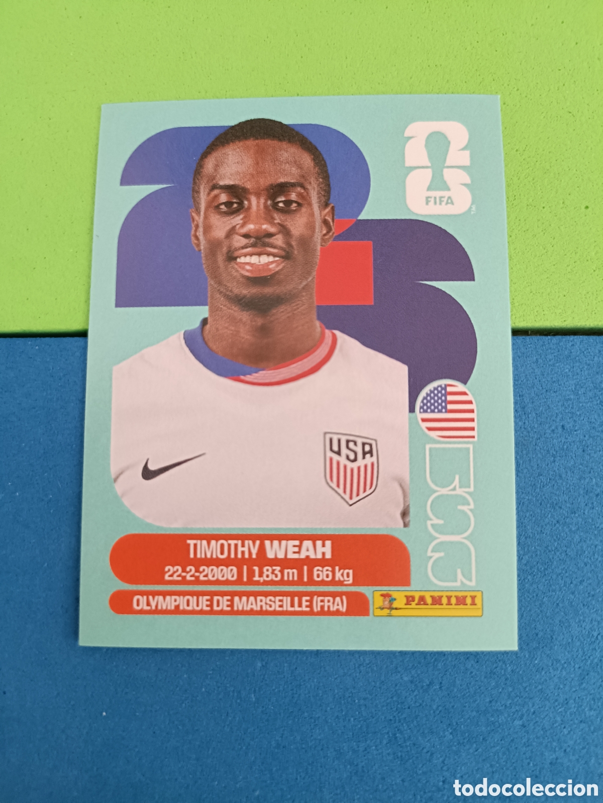 Fu&szlig;ball-Sticker: Panini Mundial Fifa World cup 2026 26 sticker - USA 12 Weah