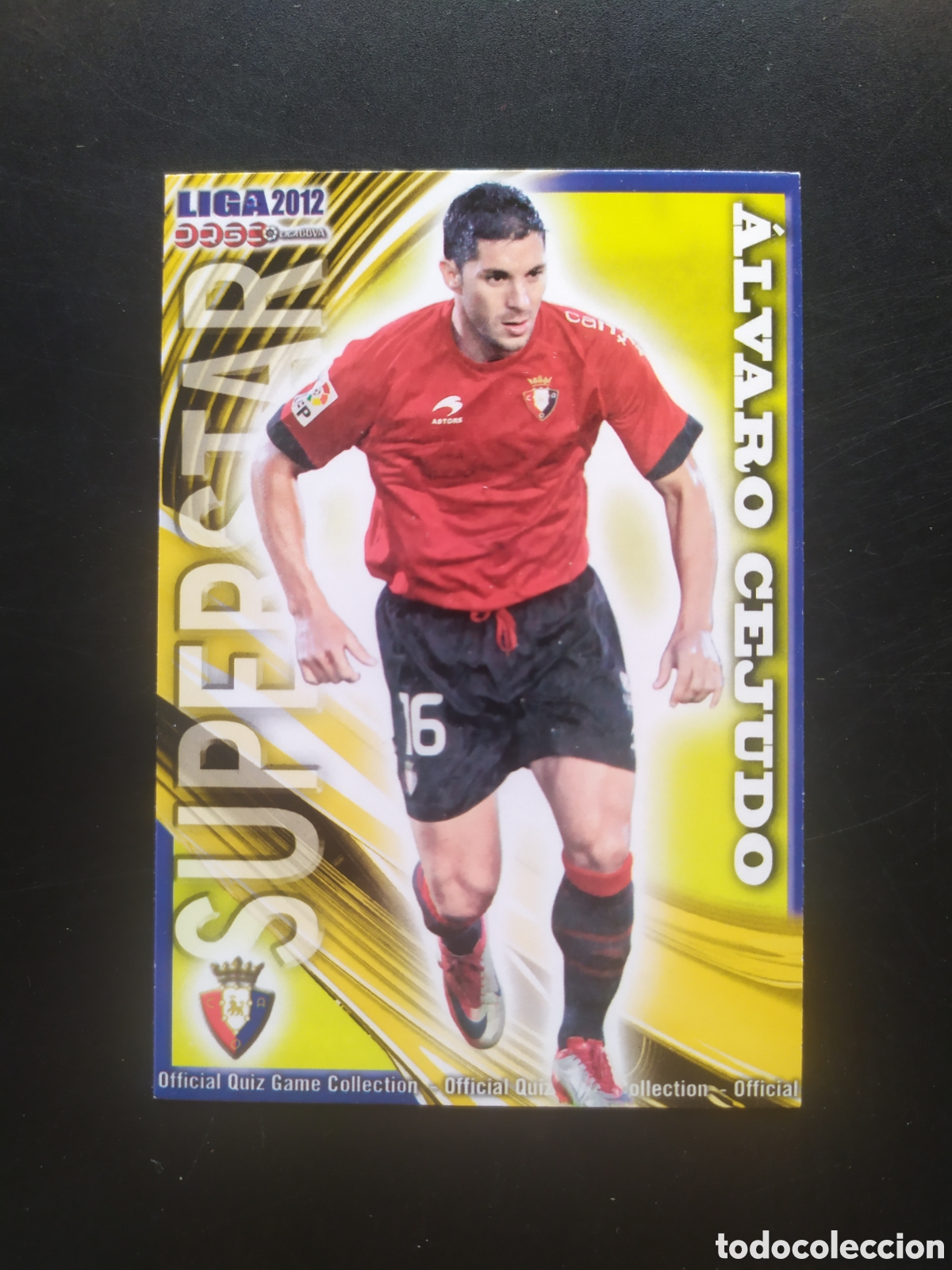 Cromos de f&uacute;tbol: Mundicromo fichas Liga 2011 2012 11 12 Alvaro Cejudo superstar mate n &deg; 242 Osasuna