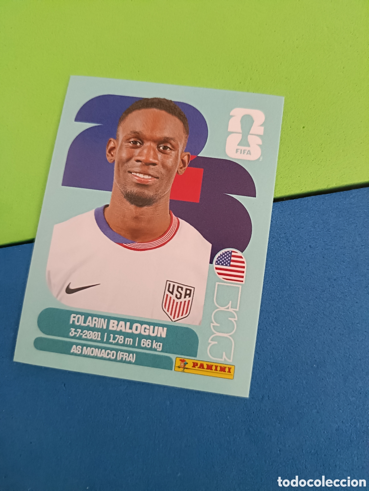Cromos de f&uacute;tbol: Panini Mundial Fifa World cup 2026 26 sticker - USA 20 Balogun