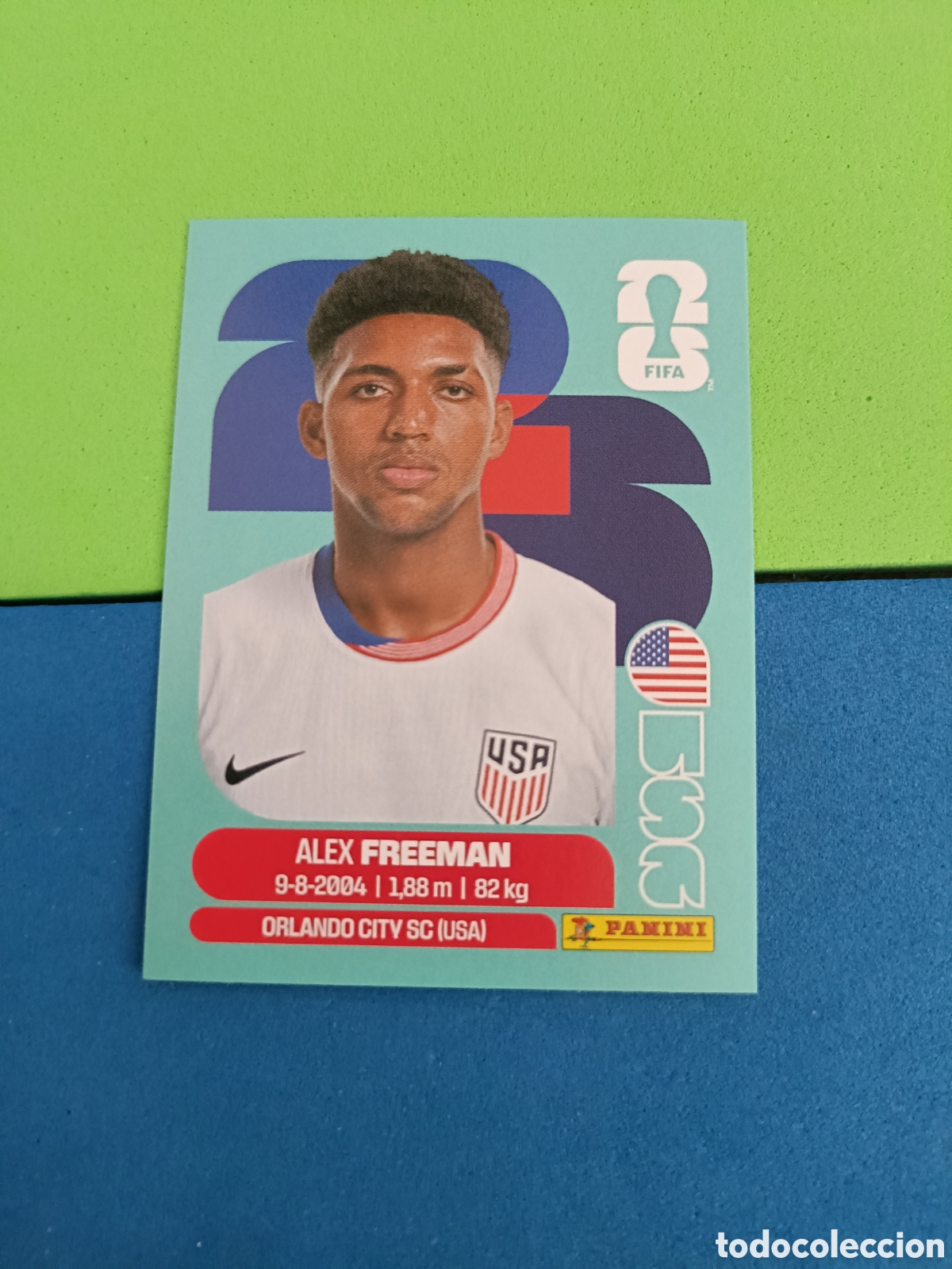 Cromos de f&uacute;tbol: Panini Mundial Fifa World cup 2026 26 sticker - USA 6 Freeman