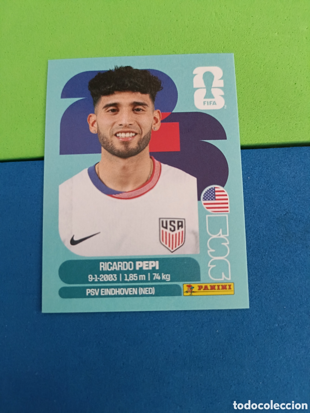 Cromos de f&uacute;tbol: Panini Mundial Fifa World cup 2026 26 sticker - USA 18 Pepi