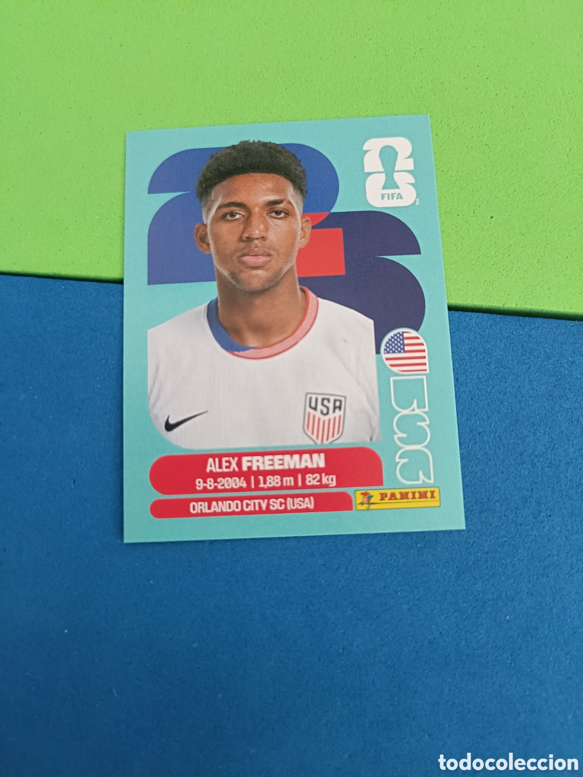 Cromos de f&uacute;tbol: Panini Mundial Fifa World cup 2026 26 sticker - USA 6 Freeman
