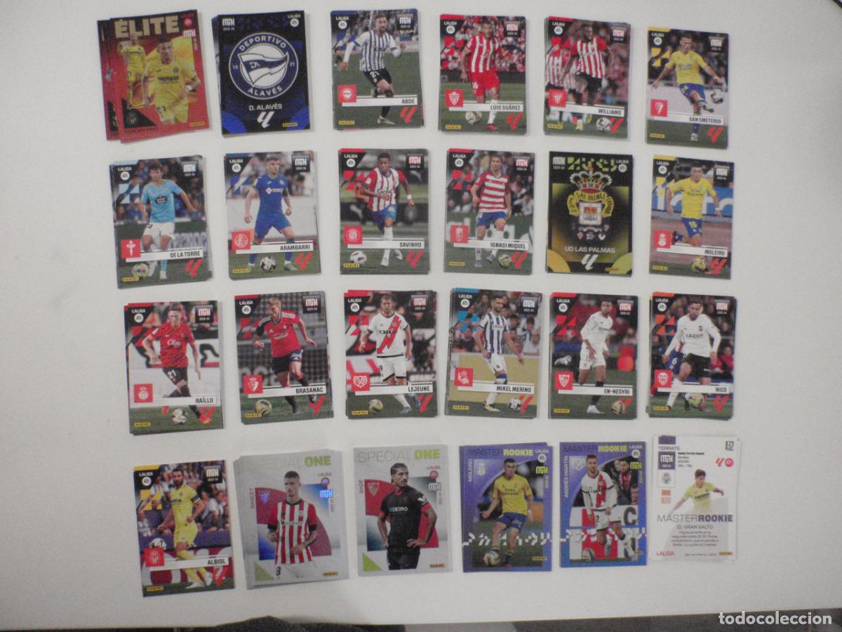 Cromos de Futebol: LOTE fichas 126 cromos MEGACRACKS trading cards diferentes de futbol 2023 2024. PANINI MGK 23 24